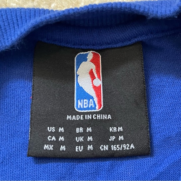 Golden State Warriors Shirt Mens Medium Blue Gold NBA Basketball Long Sleeve - Picture 3 of 14